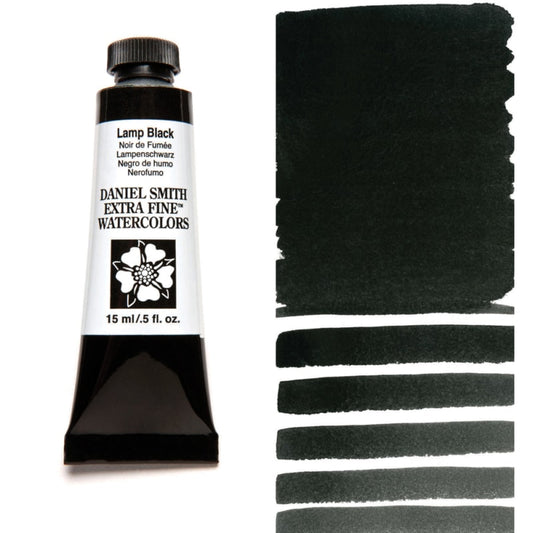 Lamp Black Daniel Smith 15ml Extra Fine Watercolor