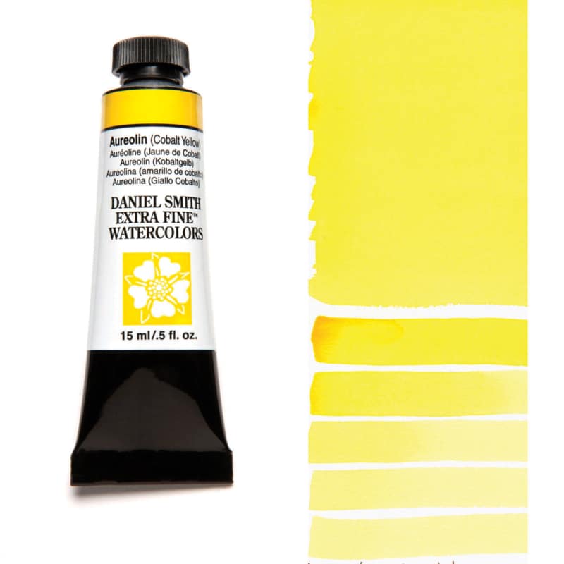 Aureolin (Cobalt Yellow) Daniel Smith 15ml Extra Fine Watercolor