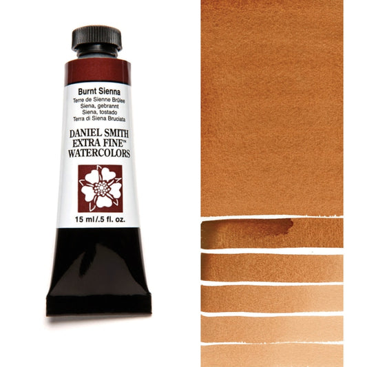 Burnt Sienna Daniel Smith 15ml  Extra Fine Watercolor