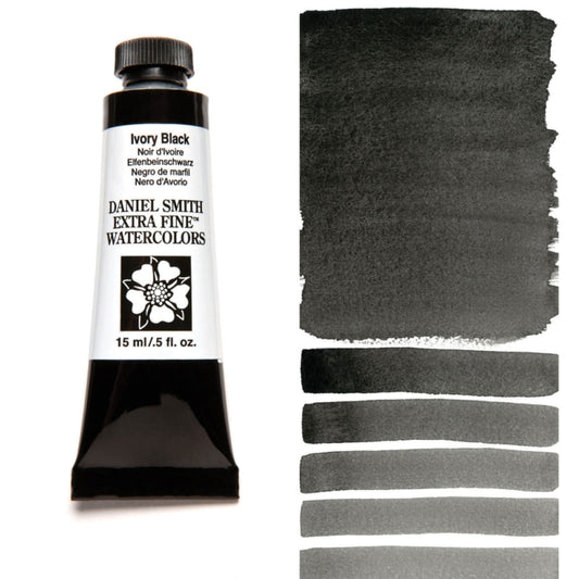 Ivory Black Daniel Smith 15ml Extra Fine Watercolor