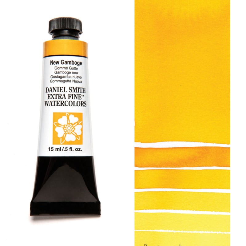 New Gamboge Daniel Smith 15ml Extra Fine Watercolor