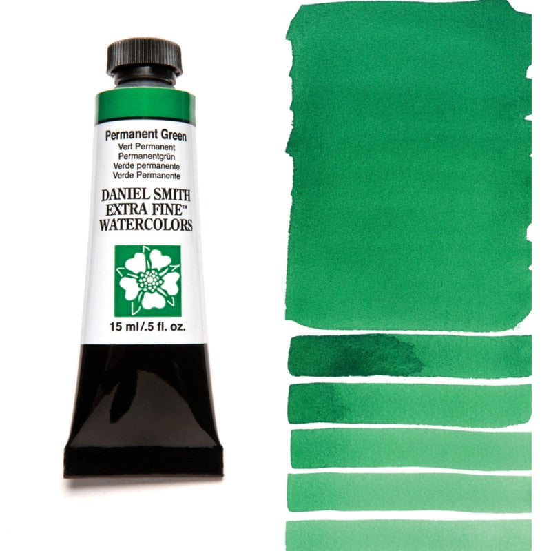 Permanent Green Daniel Smith 15ml Extra Fine Watercolor