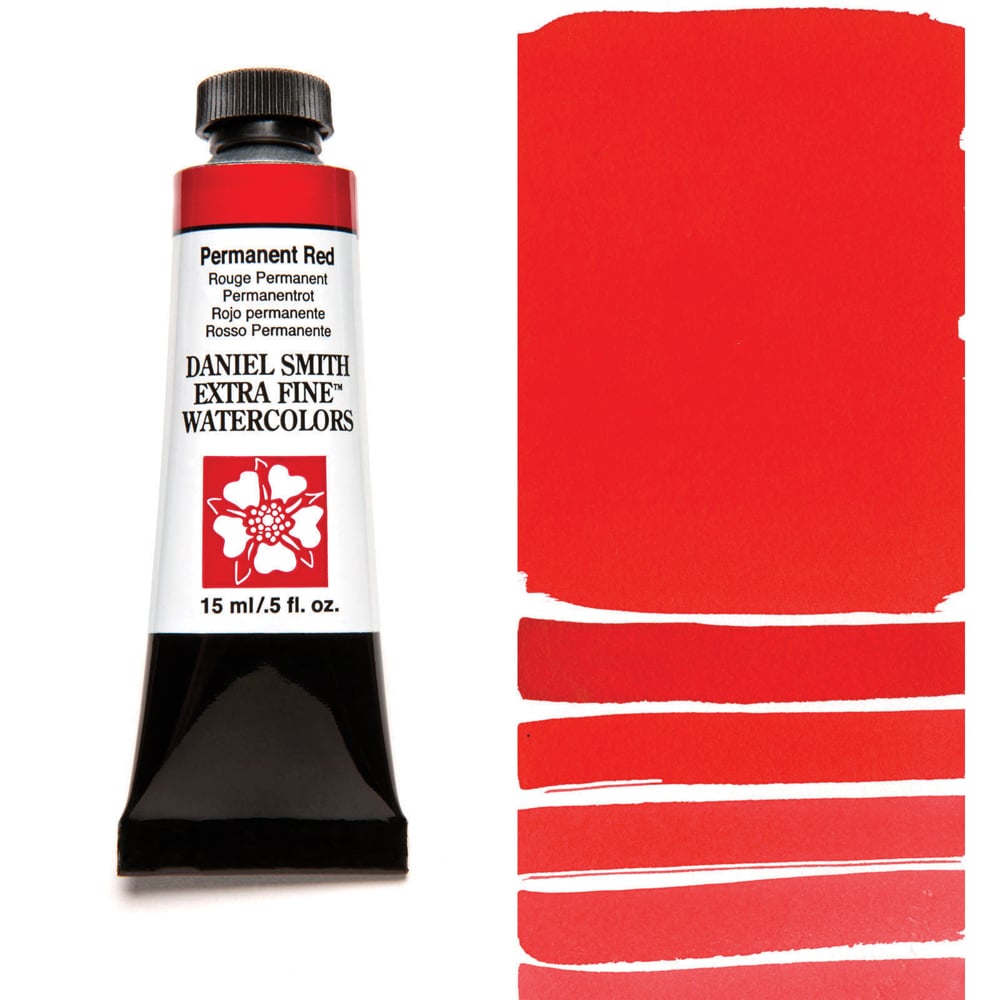 Permanent Red Daniel Smith Extra Fine Watercolor