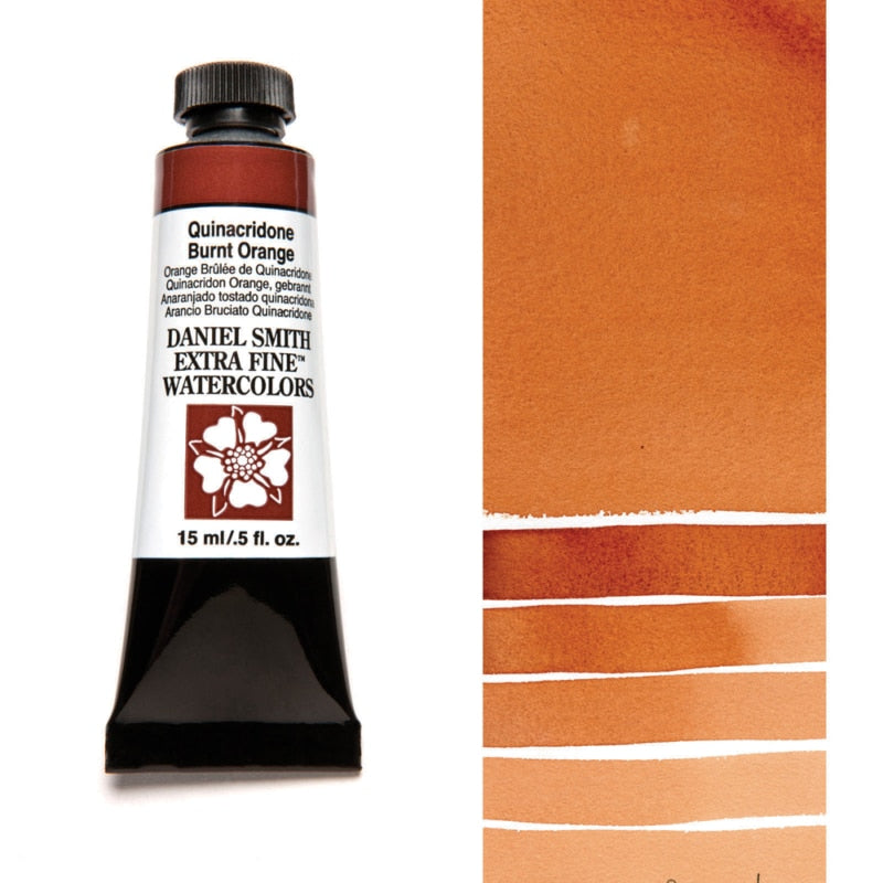 Quinacridone Burnt Orange Daniel Smith 15ml Extra Fine Watercolor