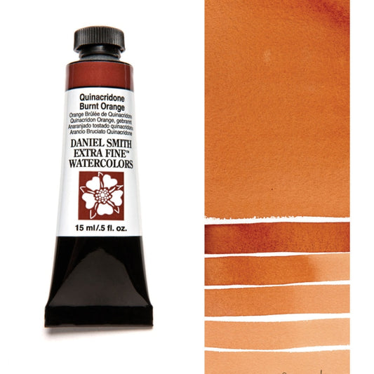 Quinacridone Burnt Orange Daniel Smith 15ml Extra Fine Watercolor