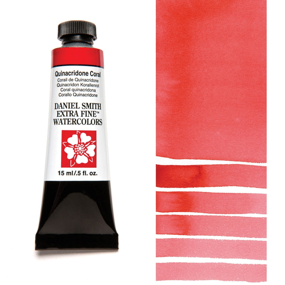 Quinacridone Coral Daniel Smith 15ml Extra Fine Watercolor