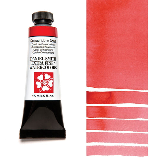 Quinacridone Coral Daniel Smith 15ml Extra Fine Watercolor