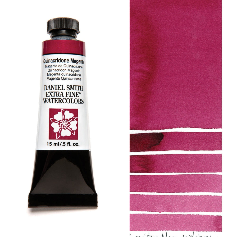 Quinacridone Magenta Daniel Smith 15ml Extra Fine Watercolor