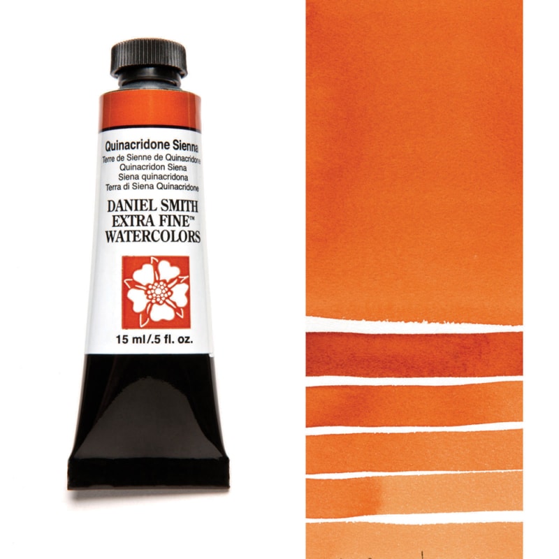 Quinacridone Sienna Daniel Smith 15ml Extra Fine Watercolor