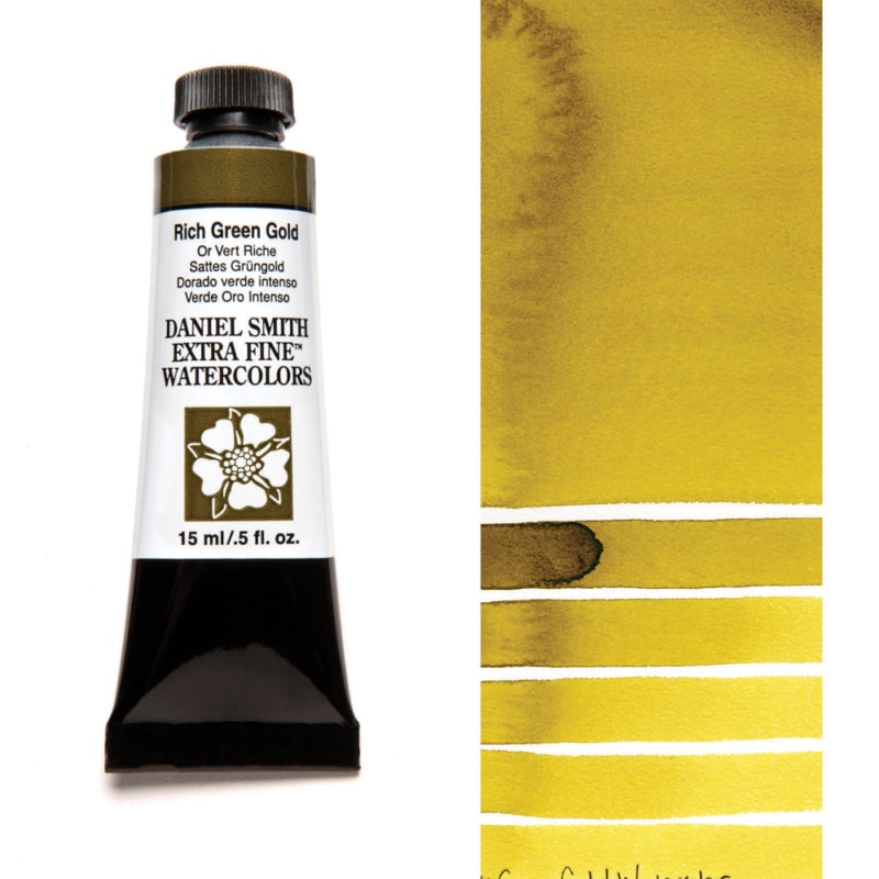 Rich Green Gold Daniel Smith 15ml Extra Fine Watercolor