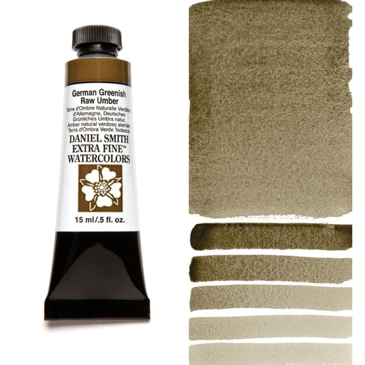 German Greenish Raw Umber Daniel Smith 15ml Extra Fine Watercolor