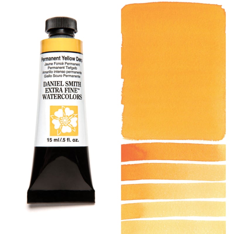 Permanent Yellow Deep Daniel Smith 15ml Extra Fine Watercolor