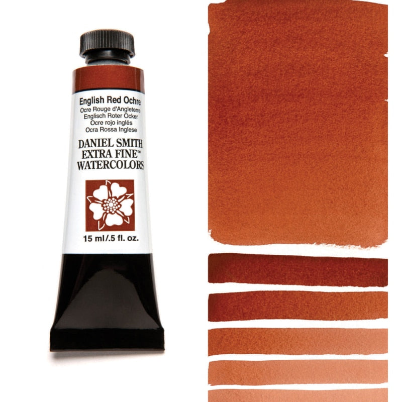 English Red Ochre Daniel Smith 15ml Extra Fine Watercolor