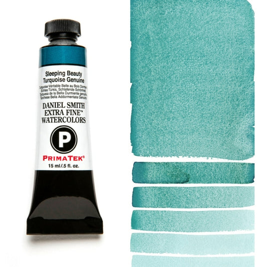 Sleeping Beauty Turquoise Genuine (Primatek) Daniel Smith 15ml Extra Fine Watercolor