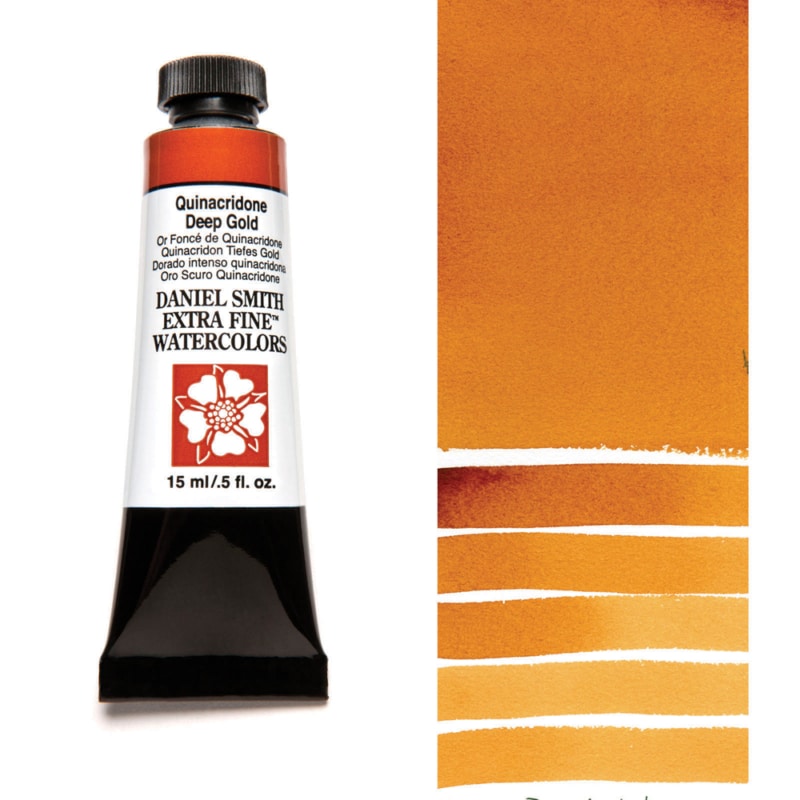 Quinacridone Deep Gold Daniel Smith 15ml Extra Fine Watercolor