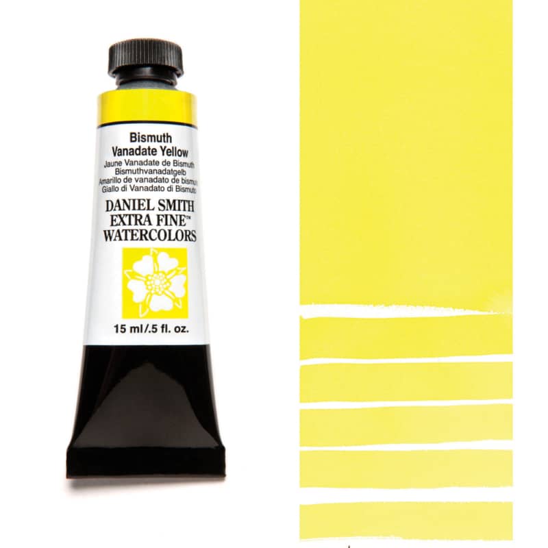 Bismuth Vanadate Yellow Daniel Smith 15ml Extra Fine Watercolor