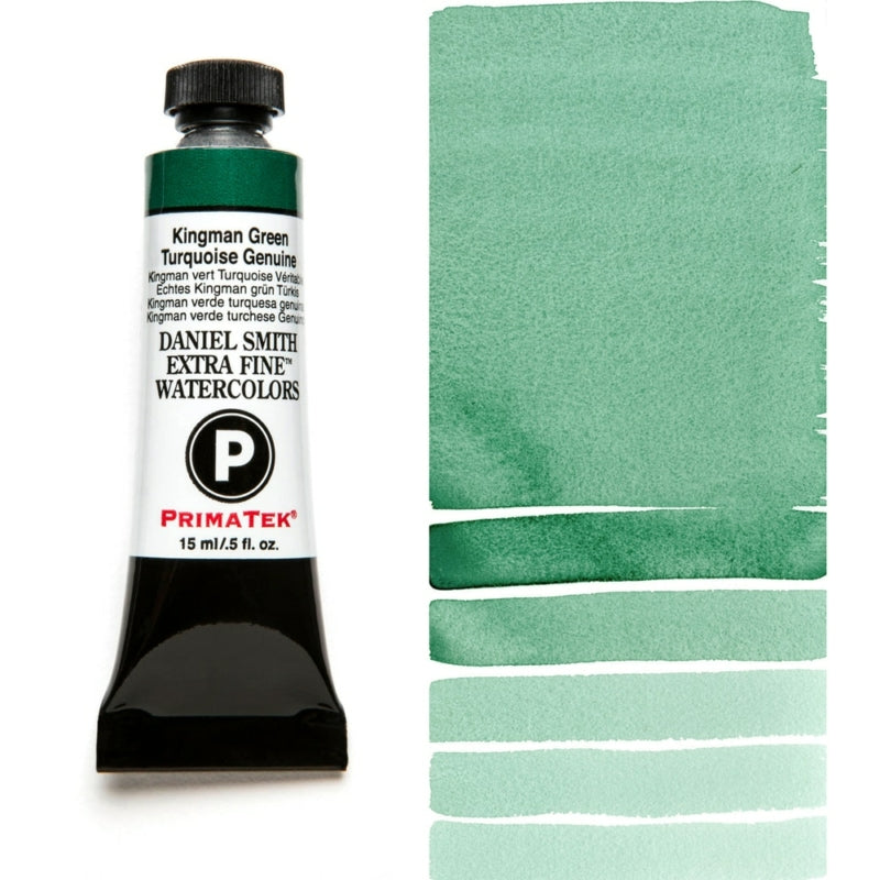 Kingman Green Turquoise Genuine (Primatek) Daniel Smith 15ml Extra Fine Watercolor