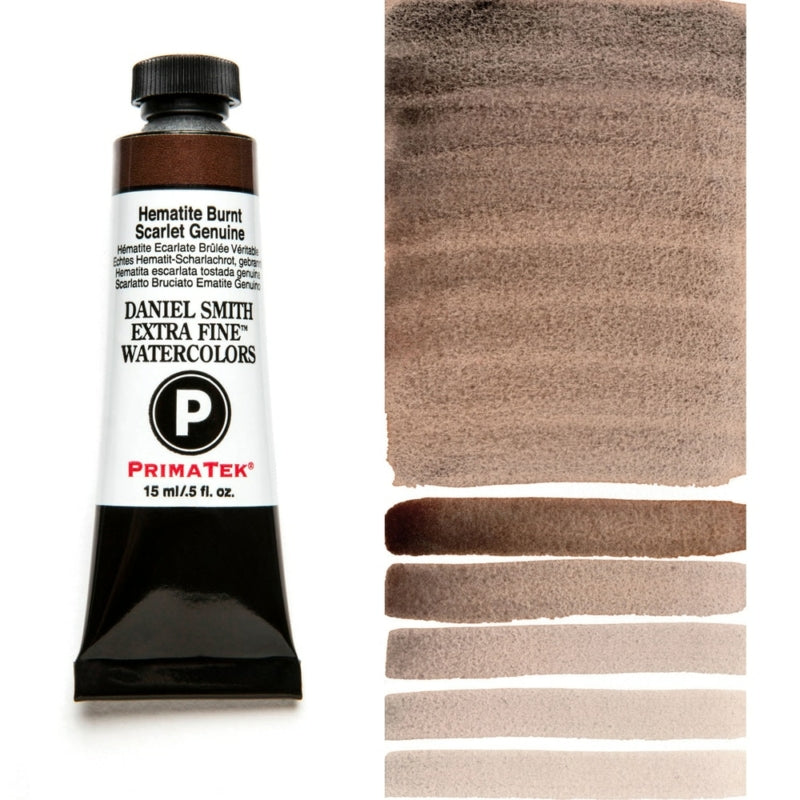 Gematite Burnt Scarlet Genuine (Primatek) Daniel Smith 15ml Extra Fine Watercolor