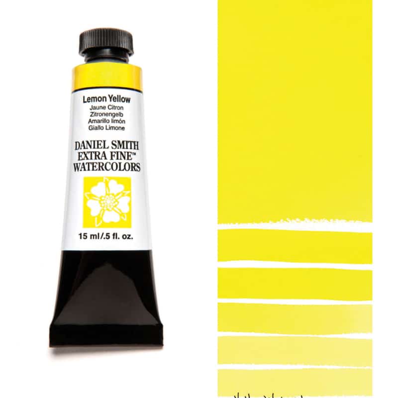 Lemon Yellow Daniel Smith 15ml Extra Fine Watercolor