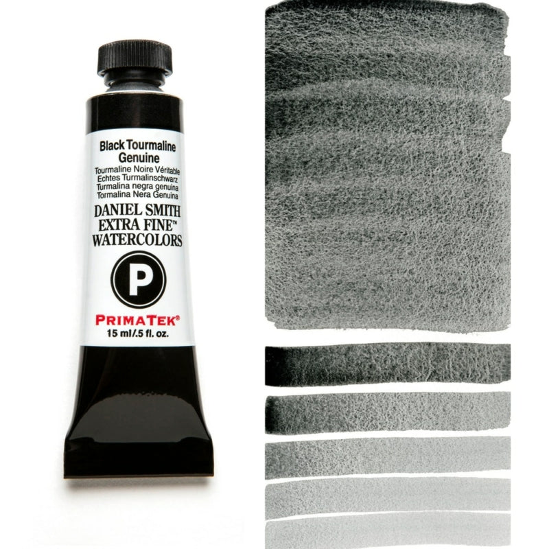 Black Tourmaline (Primatek) Geniune Daniel Smith 15ml Extra Fine Watercolor