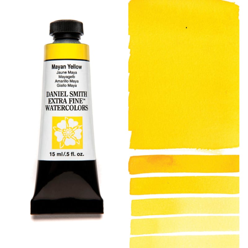 Mayan Yellow Daniel Smith 15ml Extra Fine Watercolor