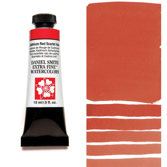 Cadmium Red Scarlet Hue Daniel Smith 15ml Extra Fine Watercolor