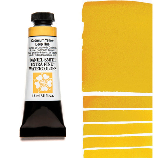 Cadmium Yellow Deep Hue Daniel Smith 15ml Extra Fine Watercolor