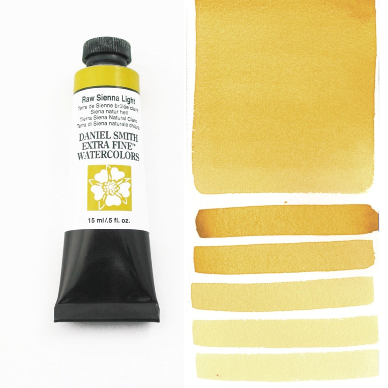 Raw Sienna Light Daniel Smith 15ml Extra Fine Watercolor