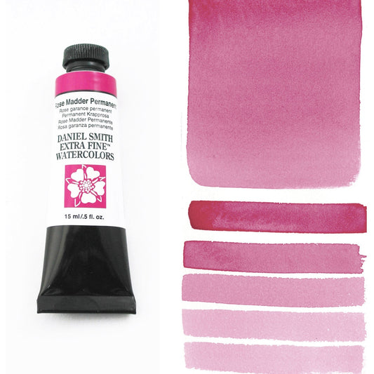 Rose Madder Permanent Daniel Smith 15ml Extra Fine Watercolor