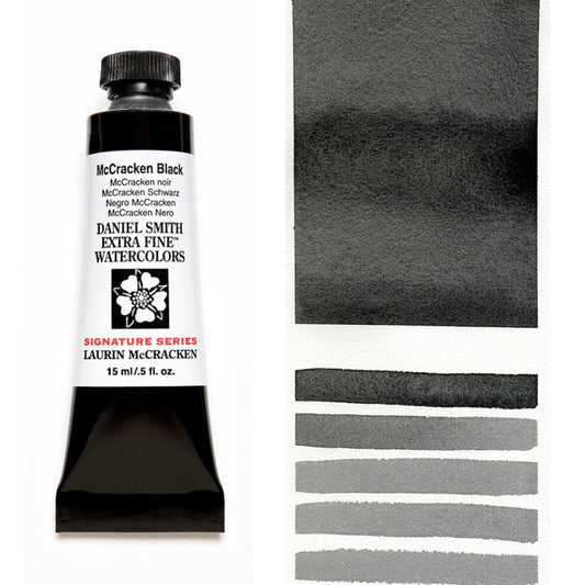 McCracken Black Daniel Smith 15ml Extra Fine Watercolor