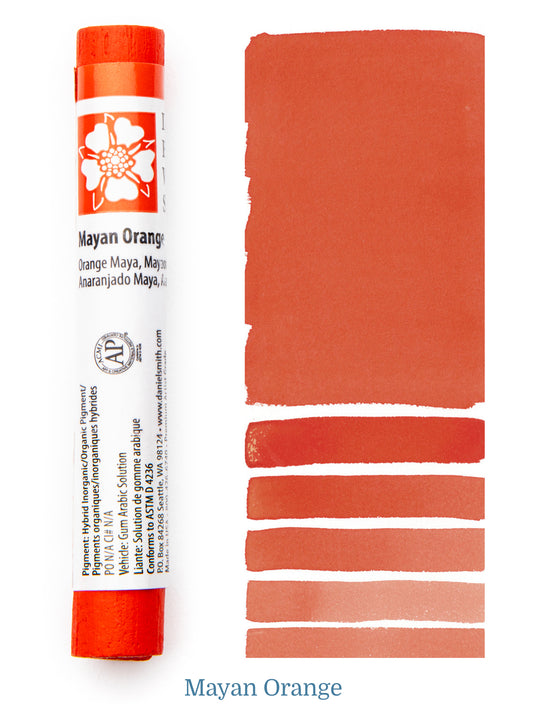 Mayan Orange Daniel Smith Watercolor Stick #059