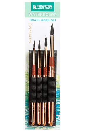 #4750 Neptune Travel Brush Set/4