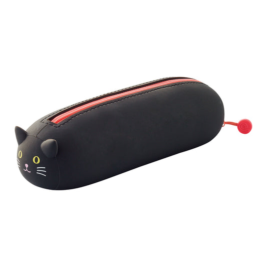 Black Cat Punilabo Round Pen Case