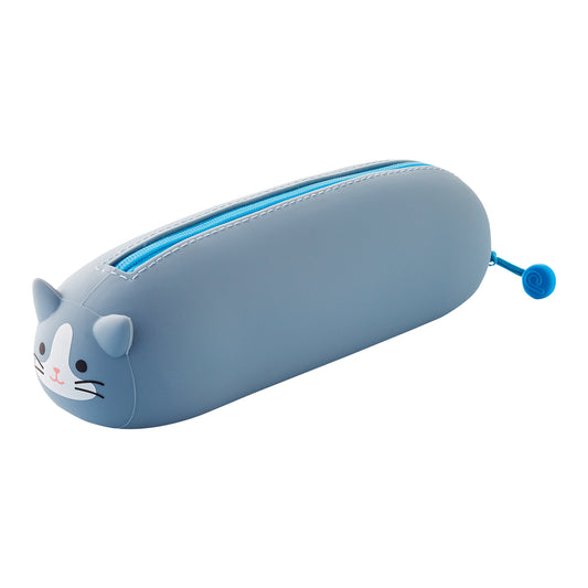 Grey Cat Punilabo Round Pen Case