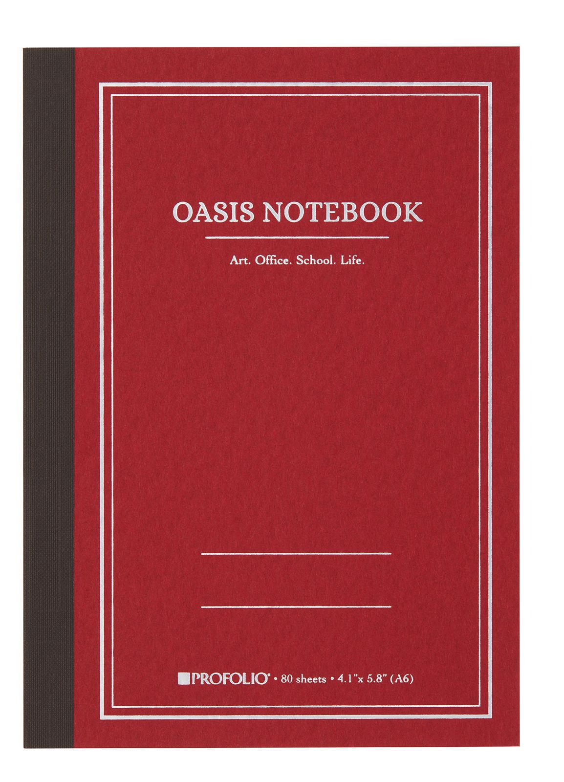 4.1"x 5.8" A6 Small Brick Oasis Notebook