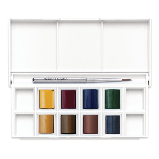 Cotman Landscape Pocket Half Pan Watercolor Set