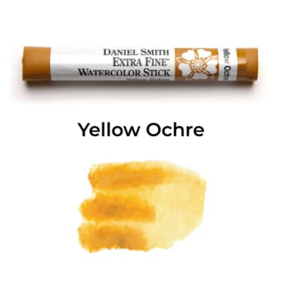 Yellow Ochre Daniel Smith Watercolor Stick #018