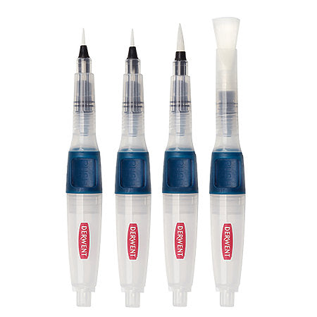 Derwent Push Button Waterbrush Set/4 | Spokane Art Supply