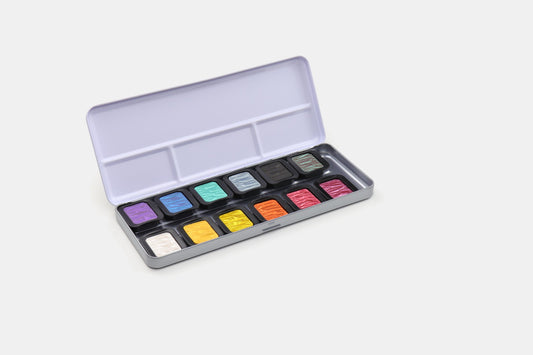 Finetec Pearlescent Watercolor Set of 12 Pearlescent