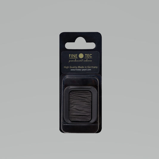 Deep Black Finetec Pearlescent Color Square