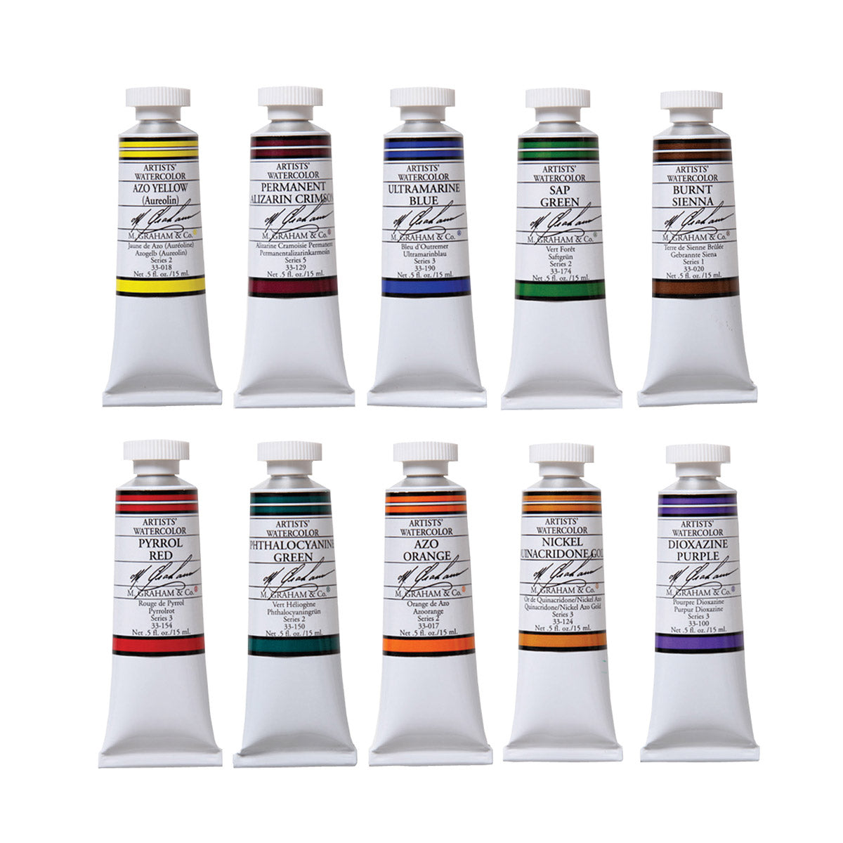 M. Graham 10 tube Watercolor Set | Spokane Art Supply