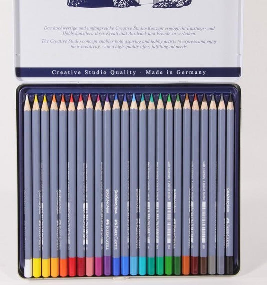 Goldfaber 24 pencil Watercolor Pencil Tin | Spokane Art Supply