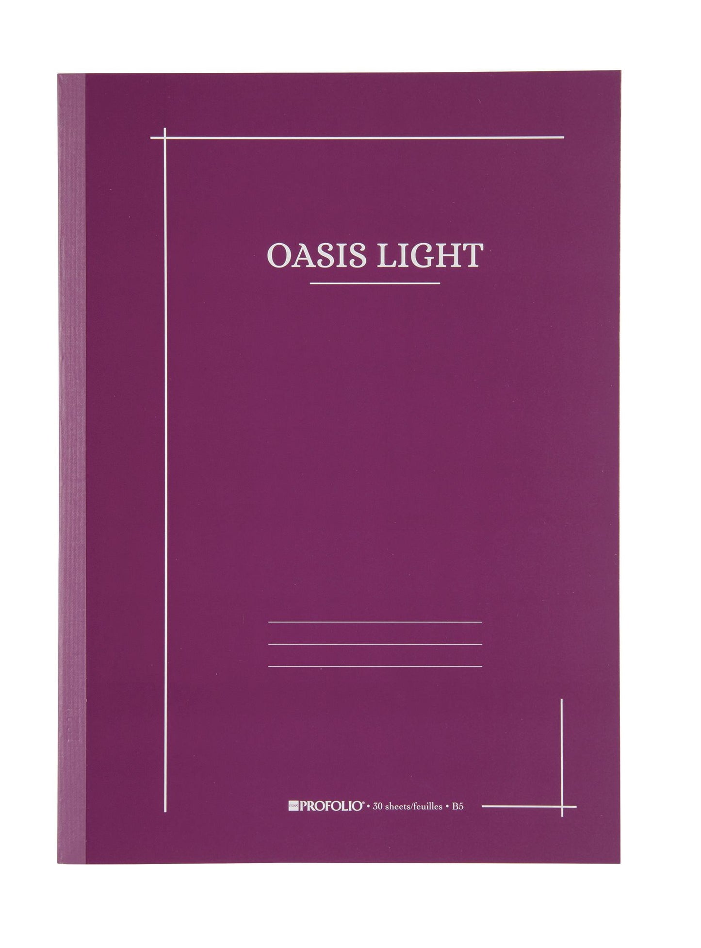 7"x 9.9" B5 Large Grape Oasis Light Notebook