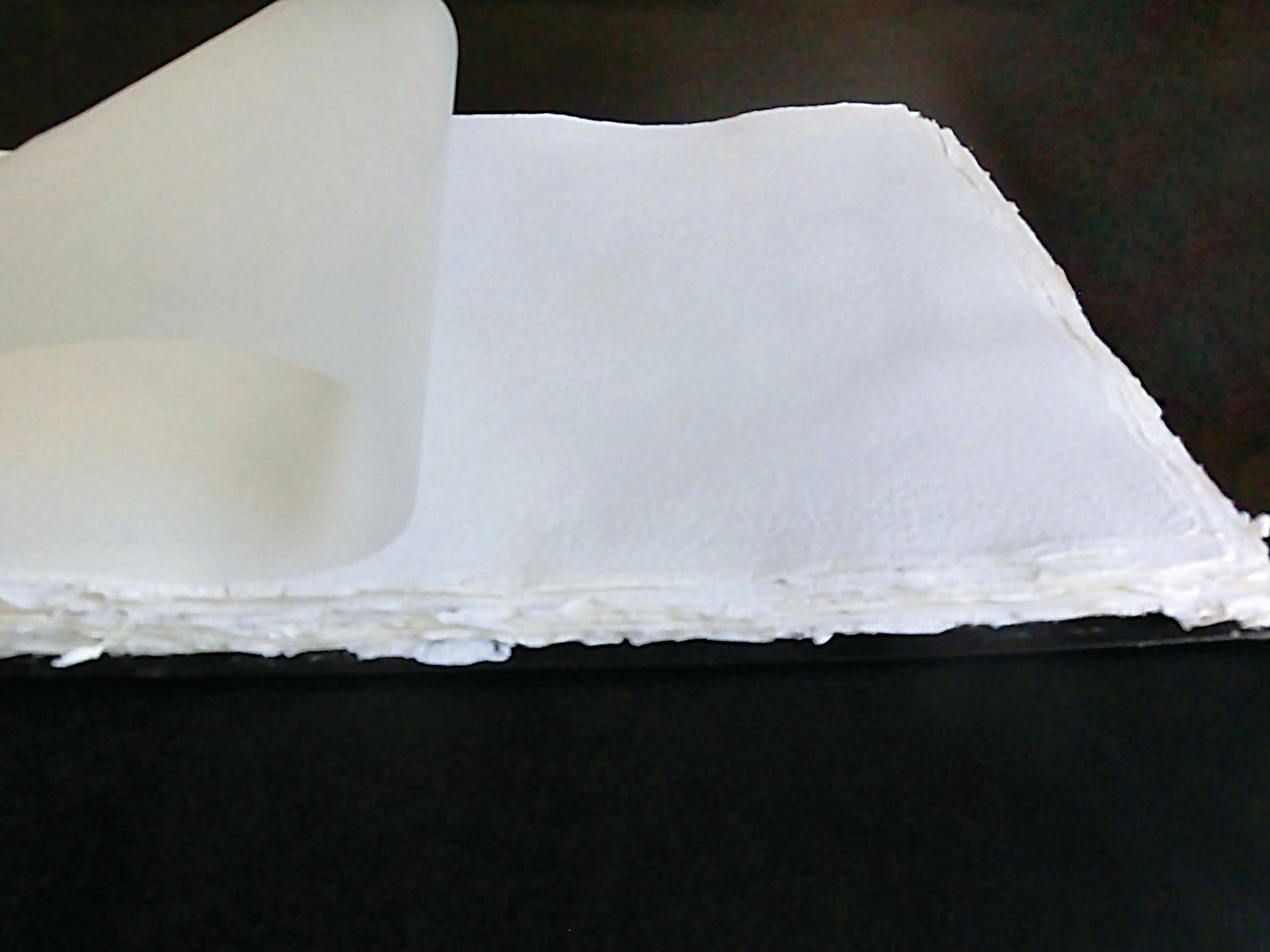 9"x6" Indigo Watercolor Hardbound 4-deckle Books: 24 sheets