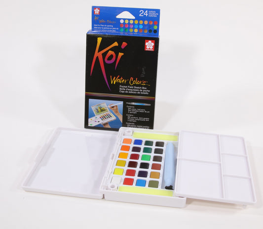 Koi Watercolor Travel Set of 24 | Spokane Art Supply