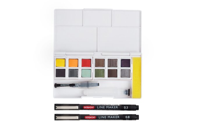 Derwent Line Makers - Assorted Colors, Set of 6