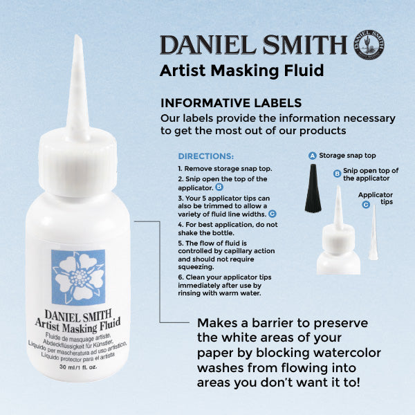 Daniel Smith Masking Fluid with Applicator/Tips