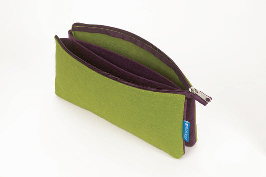 5"x 9" Green/Purple Midtown Pouch