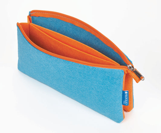 4"x7" Ocean/Orange Midtown Pouch