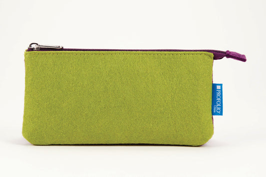 4"x7" Green/Purple Midtown Pouch